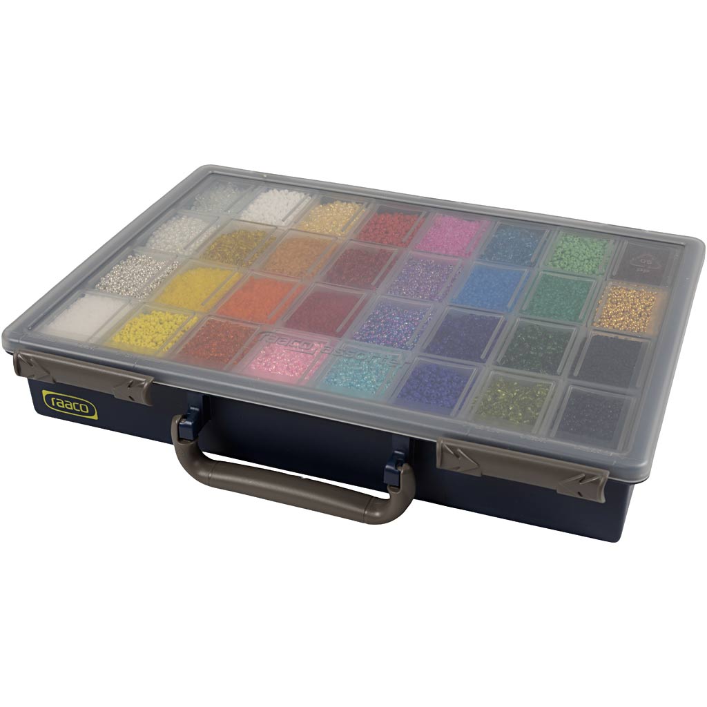 Seed Beads, dia. 1,7+3+4 mm, suurus 6/0+8/0+12/0, augu suurus 0,5-1,2 mm, värv võib erineda , 32x100 g/ 1 pakk - Image 4