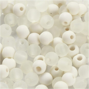 Plastist helmed, diameeter. 6 mm, augu suurus 2 mm, ca. 150 tk, kreem, 40 g/ 1 pakk