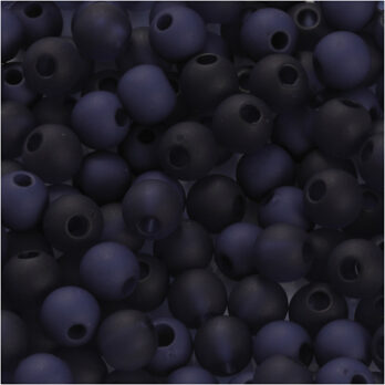 Plastist helmed, diameeter. 6 mm, augu suurus 2 mm, ca. 150 tk, sinine, 40 g/ 1 pakk