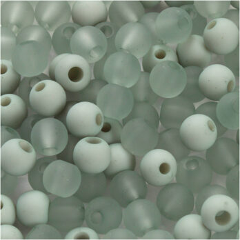 Plastist helmed, diameeter. 6 mm, augu suurus 2 mm, ca. 150 tk, heleroheline, 40 g/ 1 pakk