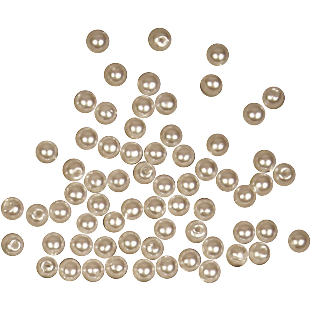 Vahahelmed, diameeter. 4 mm, augu suurus 0,7 mm, pärlmutter, 150 tk/ 1 pakk - Image 5