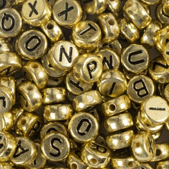 Kirjahelmed, dia. 7 mm, augu suurus 1,2 mm, ca. 200 tk, kuldne, 21 g/ 1 pakk