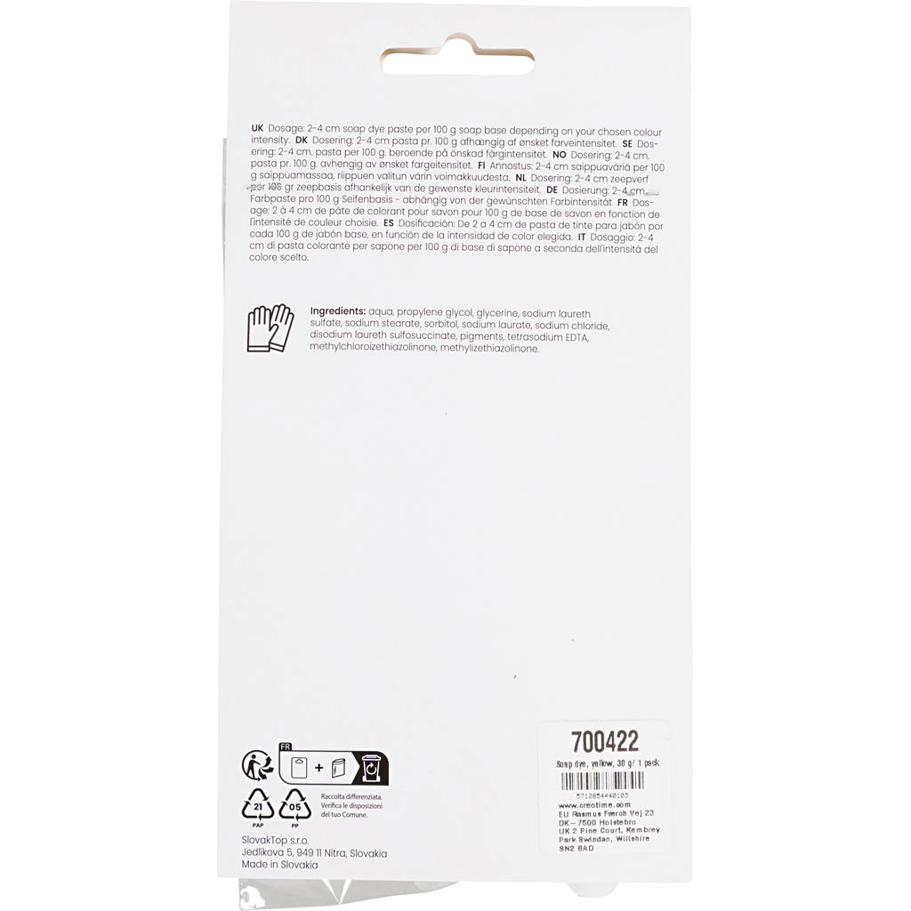 Seebivärv, kollane, 30 g/ 1 pakk - Image 3