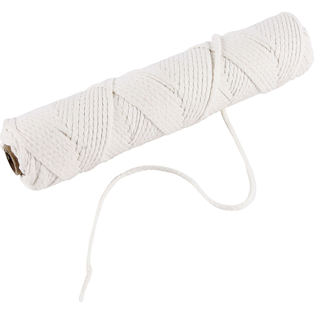 Küünlatikand steariinile, sobib 50-70 mm läbimõõduga vormitud küünalde jaoks, 100 g, 80 m/ 1 rull.