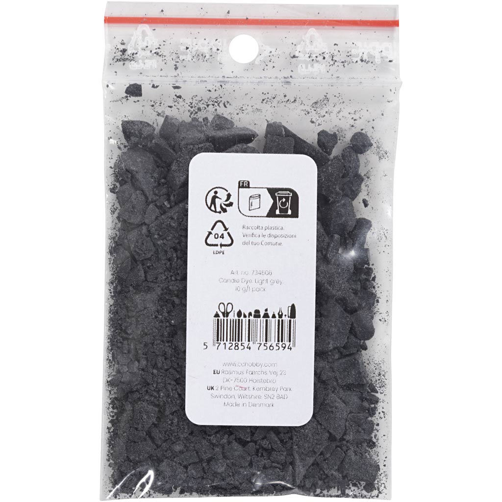 Küünlavärv, helehall, 10 g/ 1 pakk - Image 3