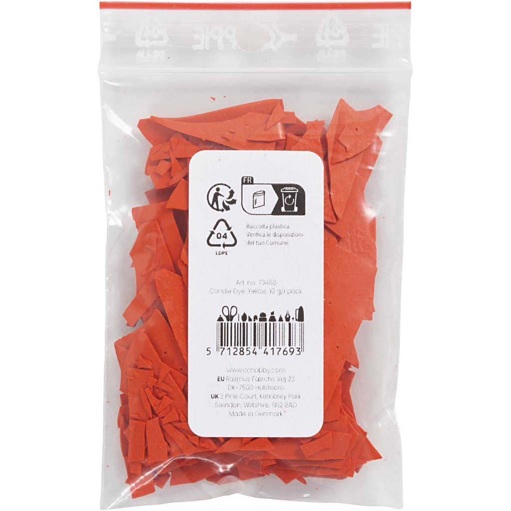 Küünlavärv, kollane, 10 g/ 1 pakk - Image 3