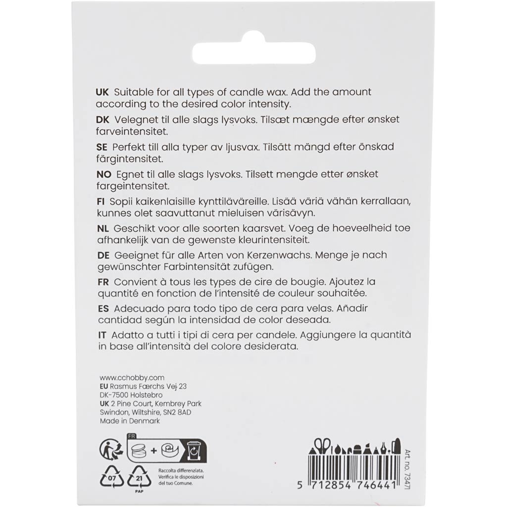 Küünlavärv, tumepunane, 5 g/ 1 pakk - Image 2