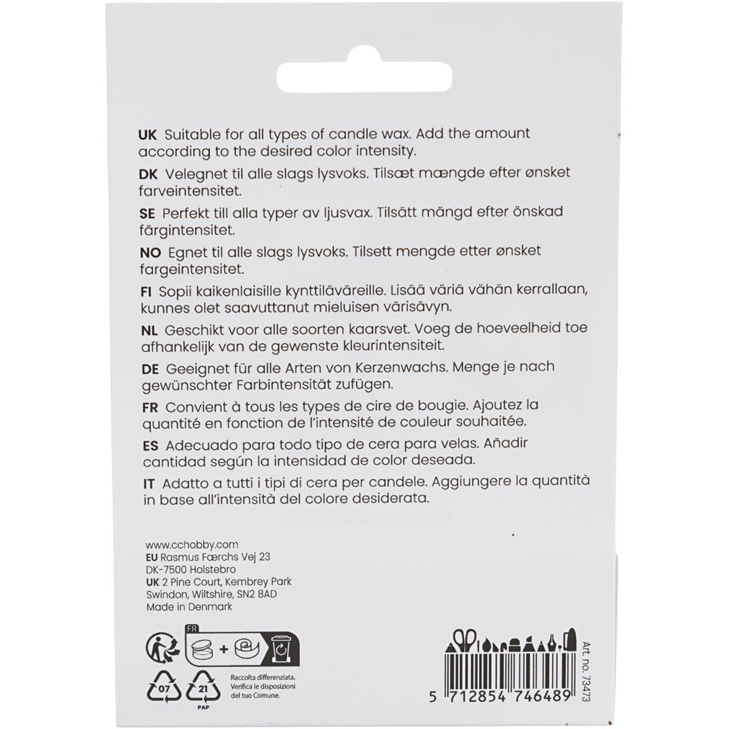 Küünlavärv, roheline, 5 g/ 1 pakk - Image 2