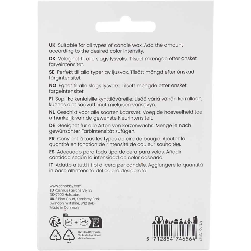 Küünlavärv, helesinine, 5 g/ 1 pakk - Image 2