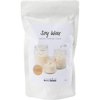 Sojavaha, mahutites küünalde jaoks, kreemjas, 250 g/ 1 pakk