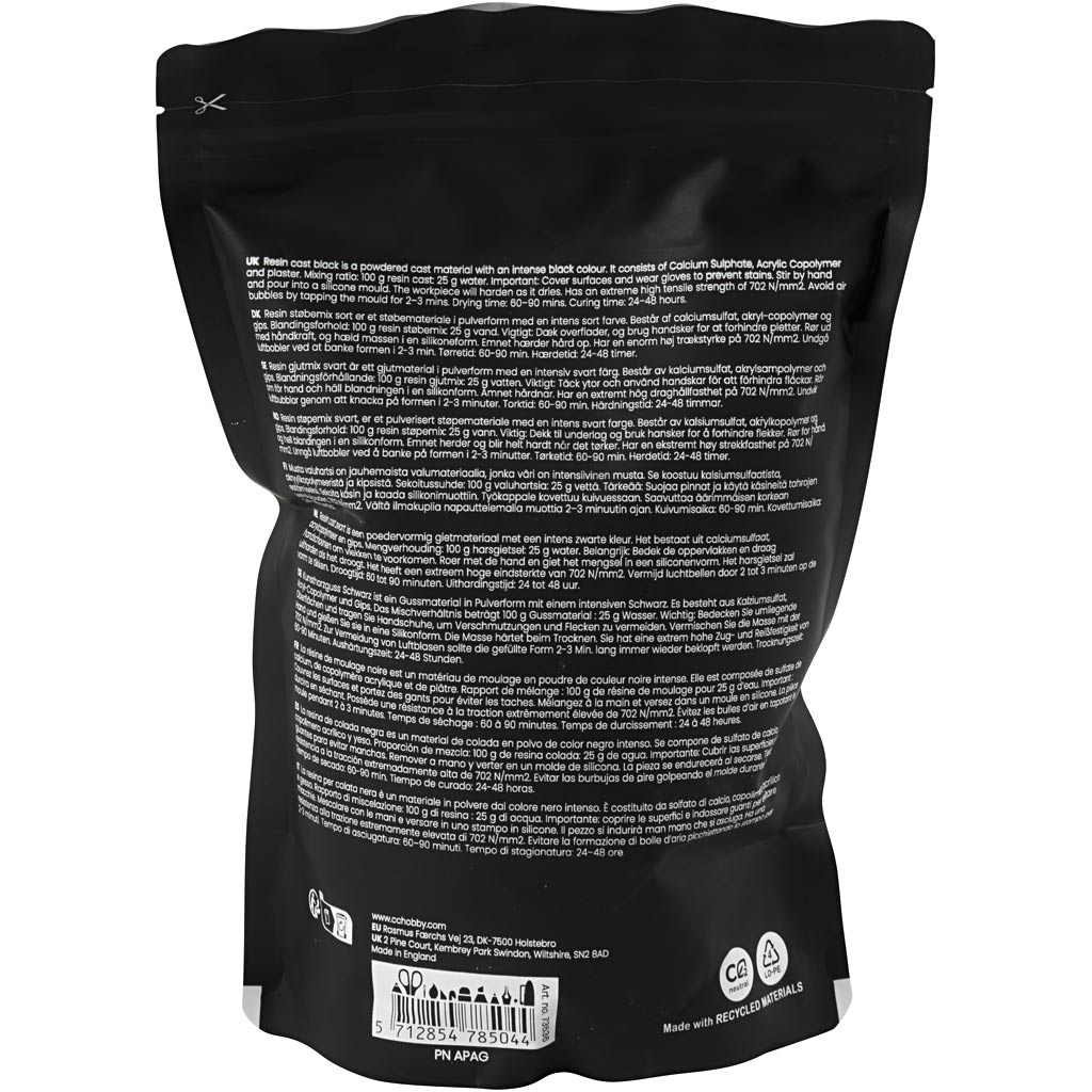 Vaikne valatud must, must, 800 g/ 1 pakk - Image 2