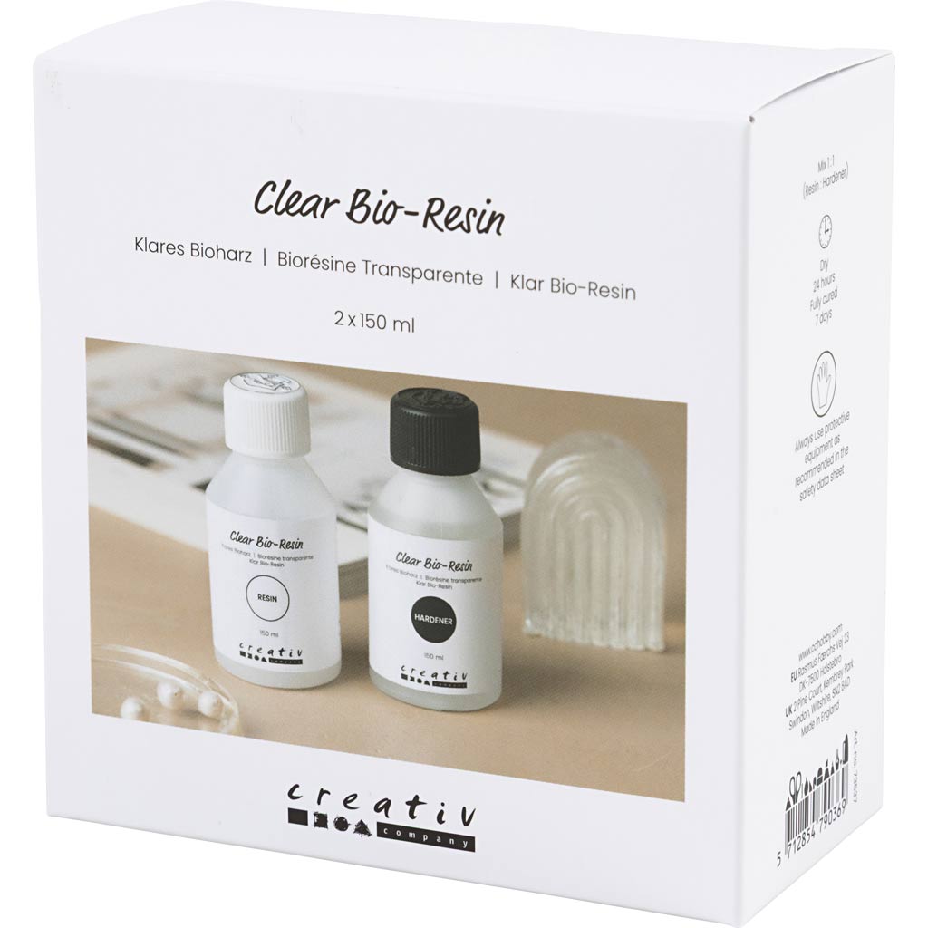 Clear Bio-Resin, läbipaistev, 2x150 ml/ 1 pakend - Image 2