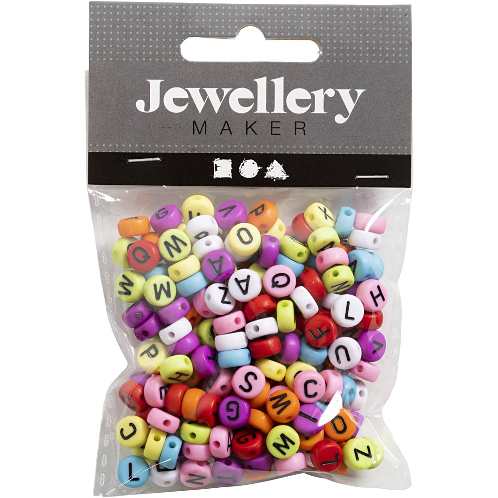 Ümmargused kirjahelmed, diameeter. 7 mm, augu suurus 1-2 mm, ca. 200 tk, värvide valik, 25 g/ 1 pakk - Image 2