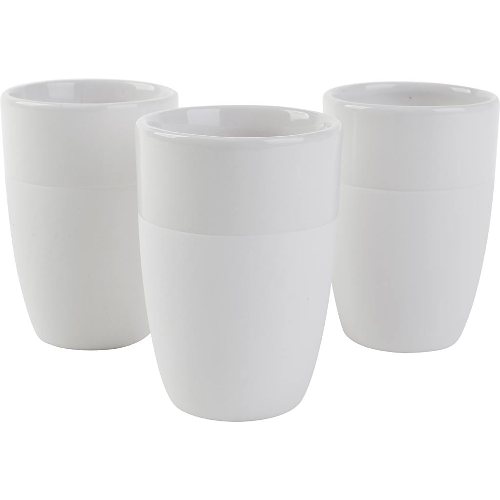 Mati välisküljega kruus, suurus 10x7 cm, 12 tk/ 1 pakk