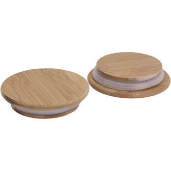 Kummitihendiga puidust kaas, diameeter. 9 cm, 12 tk/ 1 pakk