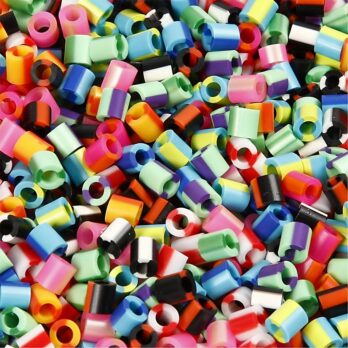 Kaitsehelmed, suurus 5x5 mm, augu suurus 2,5 mm, keskmine, triibuline, 10000 tk/ 1 pakk