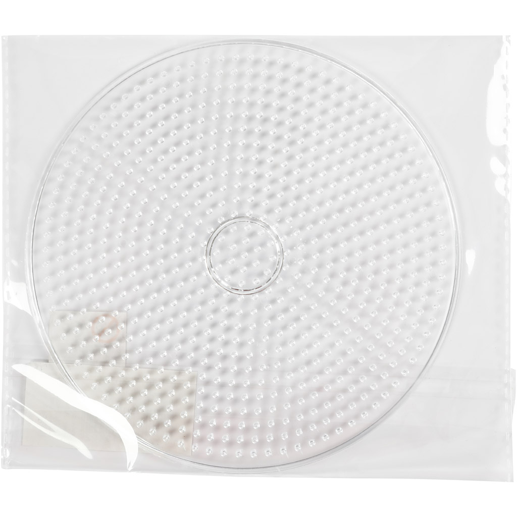 Tikutahvel, suur ümmargune, diameeter. 15 cm, keskmine, läbipaistev, 1 tk - Image 2