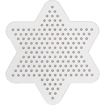 Tikutahvel, väike täht, keskmine, suurus 9 cm, läbipaistev, 1 tk