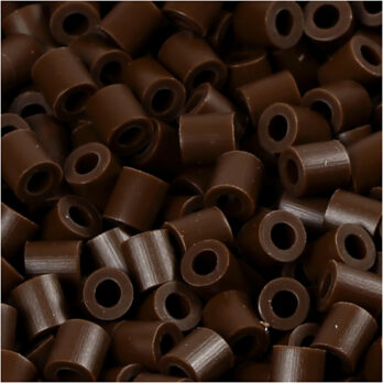 PhotoPearls, suurus 5x5 mm, augu suurus 2,5 mm, keskmine, tumepruun (2), 1100 tk/ 1 pakk