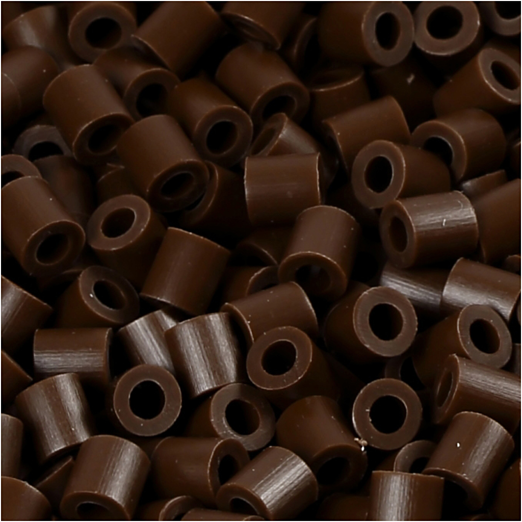 PhotoPearls, suurus 5x5 mm, augu suurus 2,5 mm, keskmine, tumepruun (2), 6000 tk/ 1 pakk