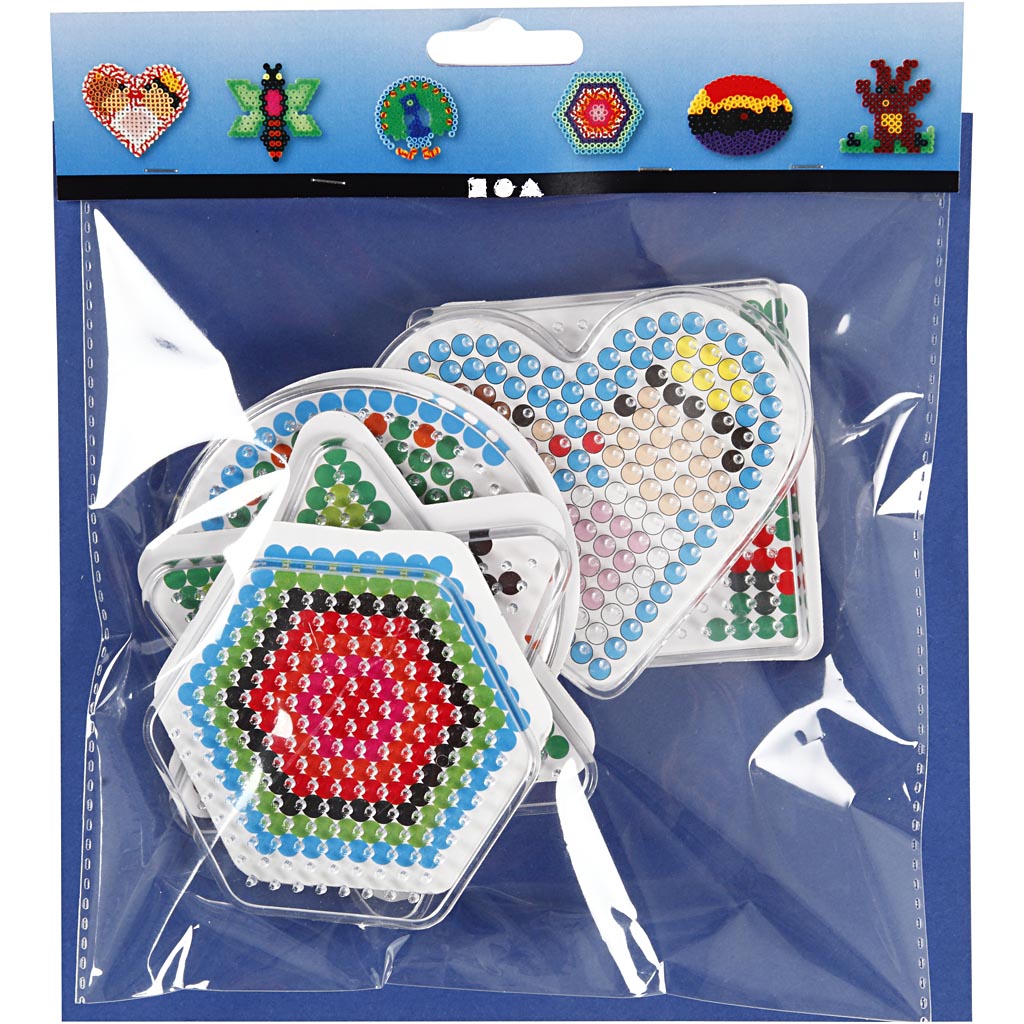 Tikutahvel, ovaalne, süda, kuusnurk, ring, ruut ja täht, suurus 7x7,5-10,5x9,5 cm, keskmine, 6 tk/ 1 pakend. - Image 2