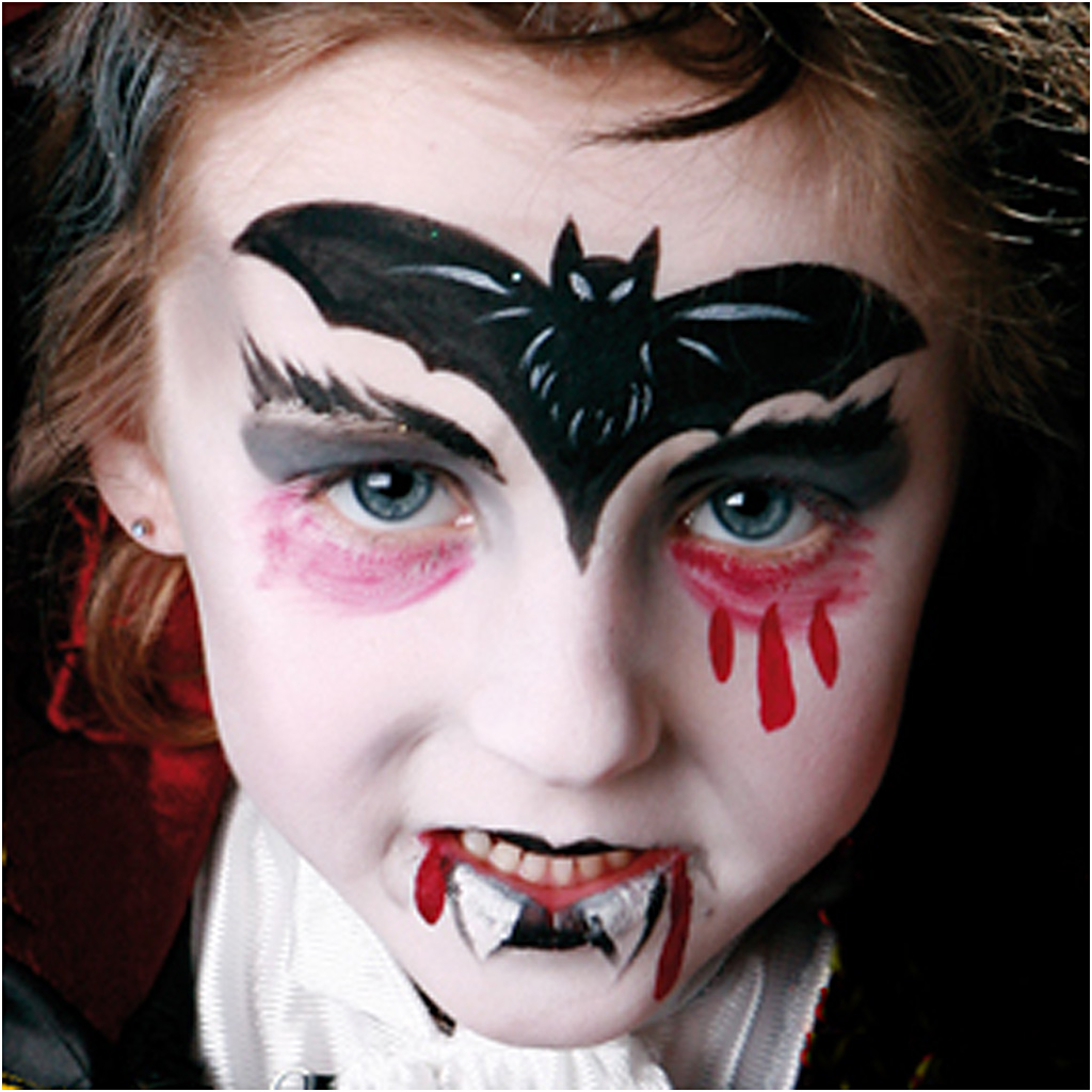 Eulenspiegel näomaalingud - motiivikomplekt, dracula, erinevad värvid, 1 komplekt - Image 5