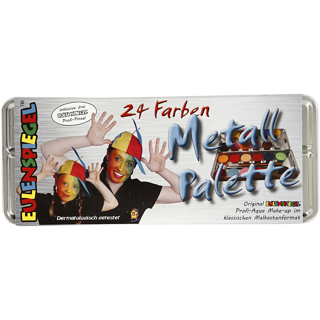 Veepõhine näovärv, 24 värvi/ 1 komplekt, värvivalik. - Image 2