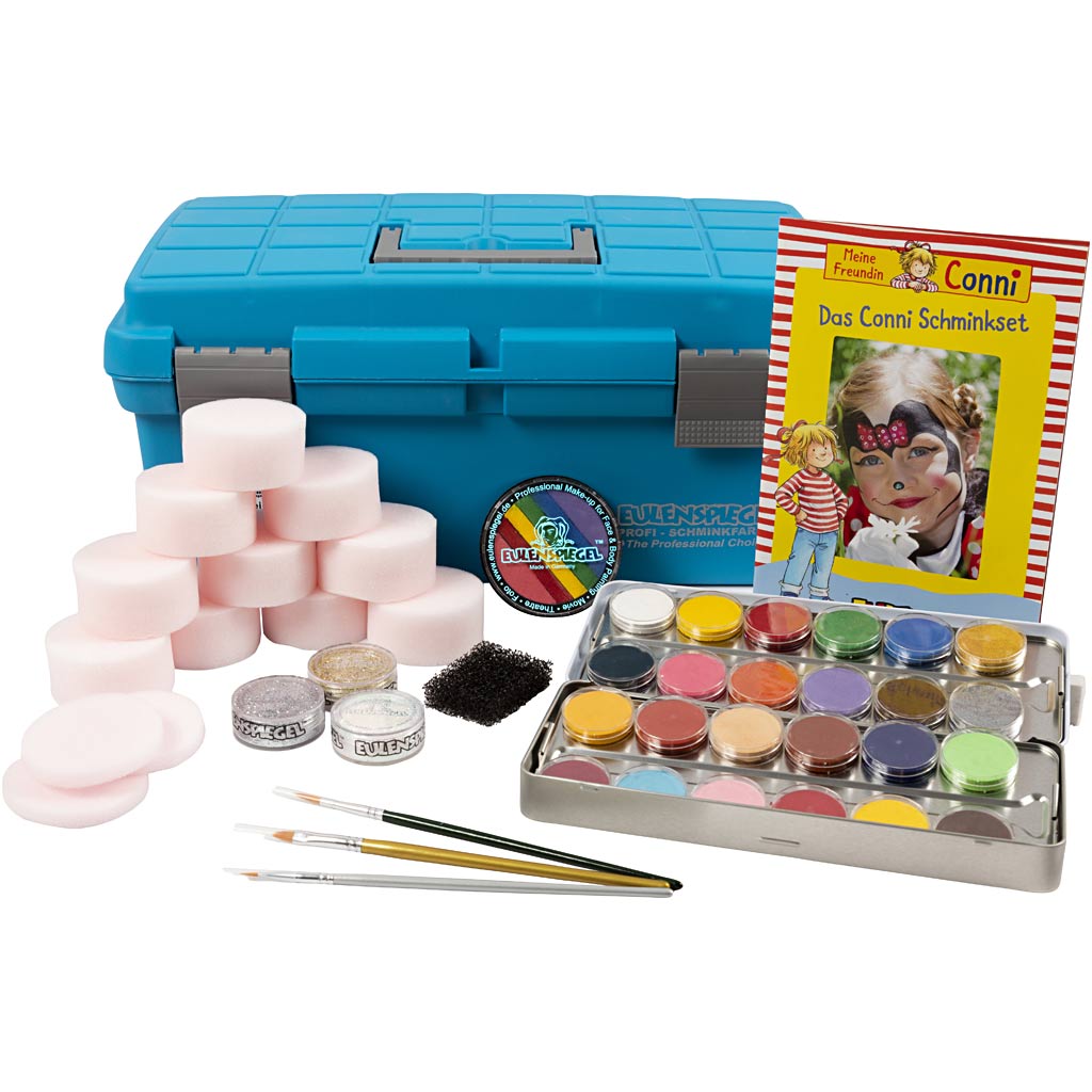 Eulenspiegel näomaalingud - motiivikomplekt, erinevad värvid, 1 komplekt