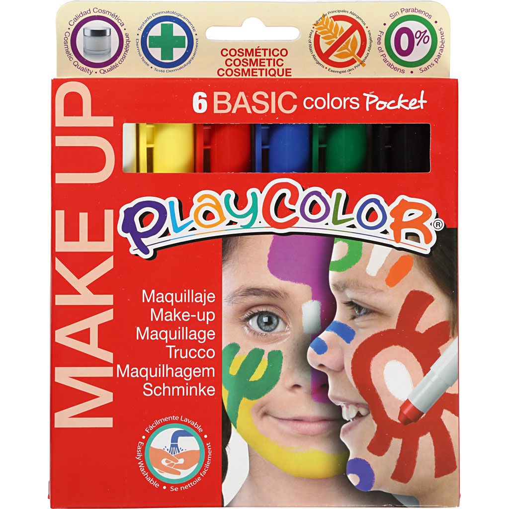 Playcolor Make Up, erinevad värvid, 6x5 g/ 1 pakk - Image 2