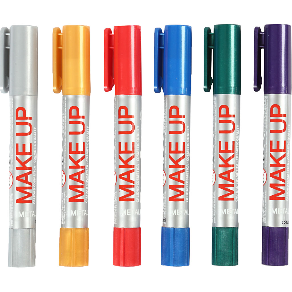 Playcolor Make Up, metallik, erinevad värvid, 6x5 g/ 1 pakk - Image 6