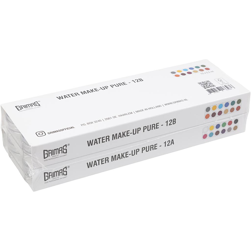 Veepõhine näovärvipalett, 24x2,50 ml/ 1 tk, erinevaid värve - Image 2