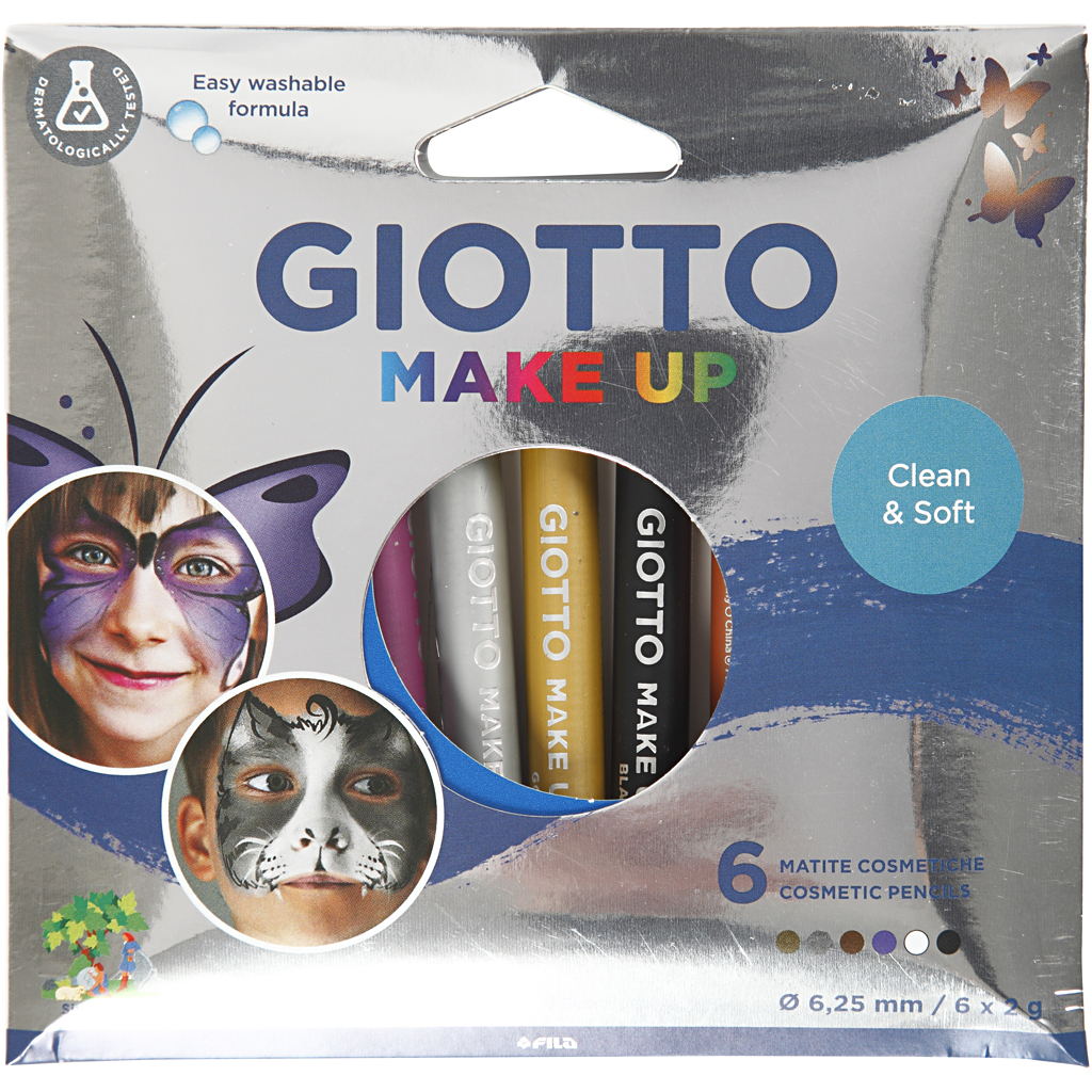 Meigipliiatsid, L: 9 cm, lisavärvid, 6 tk/ 1 pakk - Image 2