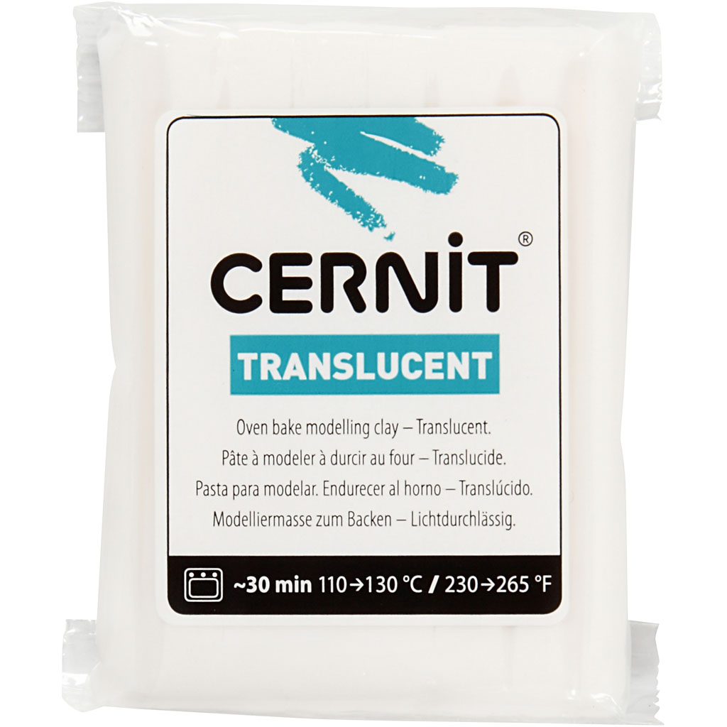 Cernit, läbipaistev (005), 56 g/ 1 pakk