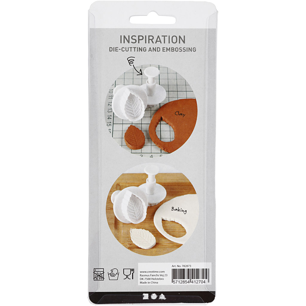 Kujundusküpsisevormid, lill, diameeter. 2,3+2,8+3,6+4,4 cm, valge, 4 tk/ 1 pakk - Image 3