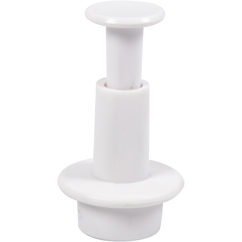 Kujundusküpsisevormid, ring, diameeter. 1,1+1,3+1,7 cm, valge, 3 tk/ 1 pakk - Image 4