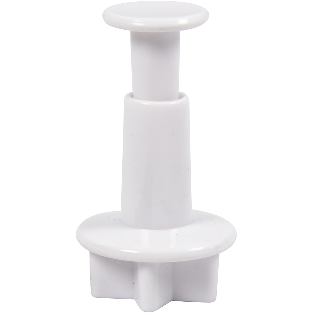 Kujundusküpsisevormid, täht, diameeter. 2,1+2,3+2,6 cm, valge, 3 tk/ 1 pakk - Image 4