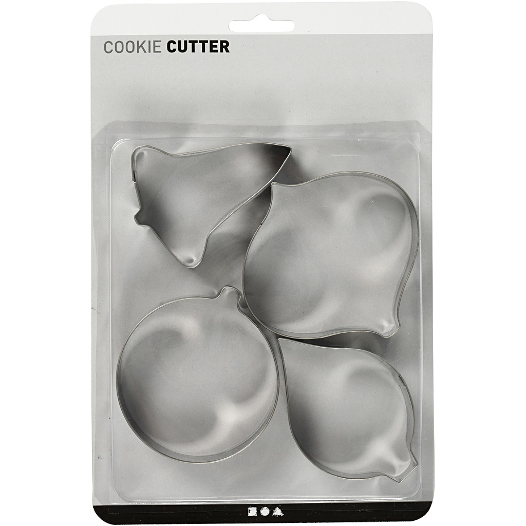 Küpsiseküpsis, kelluke, kellukene, vihmapiisk, prisma, H: 8 cm, 4 tk/ 1 pakk - Image 2