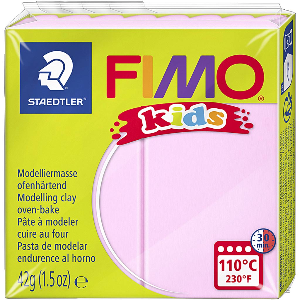 FIMO® Kids Clay, roosa, 42 g/ 1 pakk