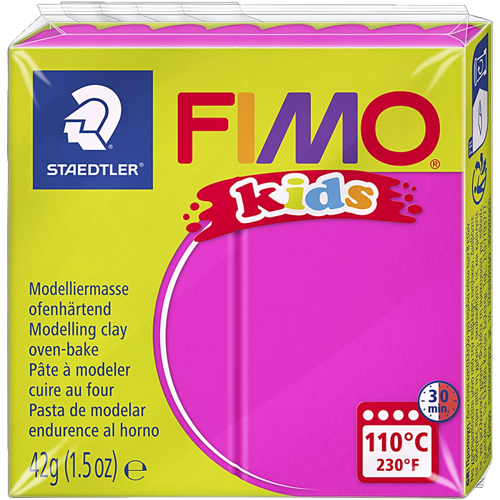 FIMO® Kids Clay, roosa, 42 g/ 1 pakk