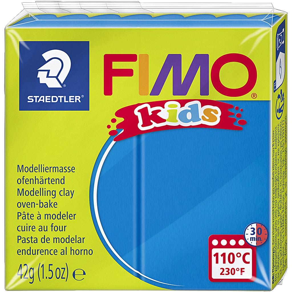 FIMO® Kids Clay, sinine, 42 g/ 1 pakk