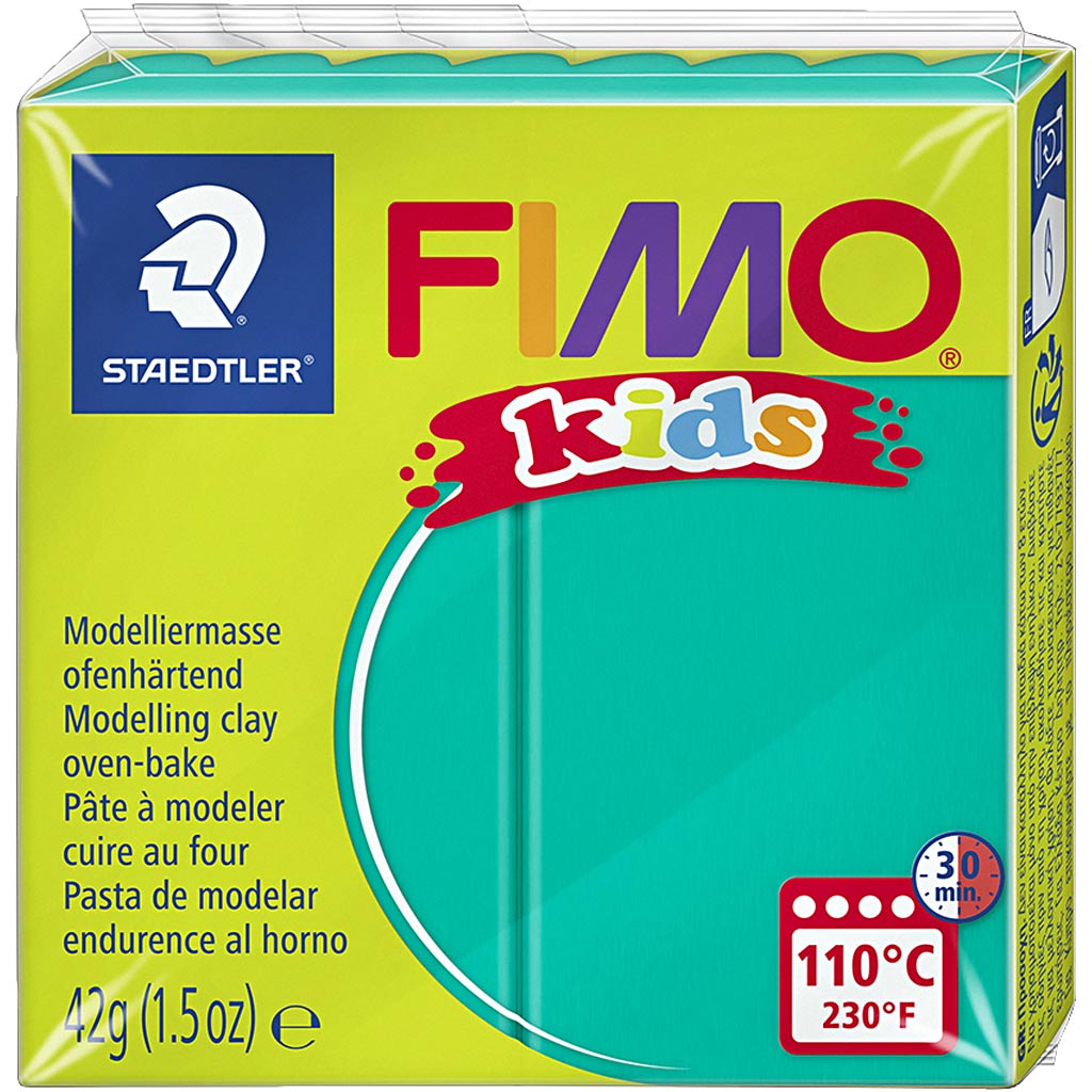 FIMO® Kids Clay, roheline, 42 g/ 1 pakk