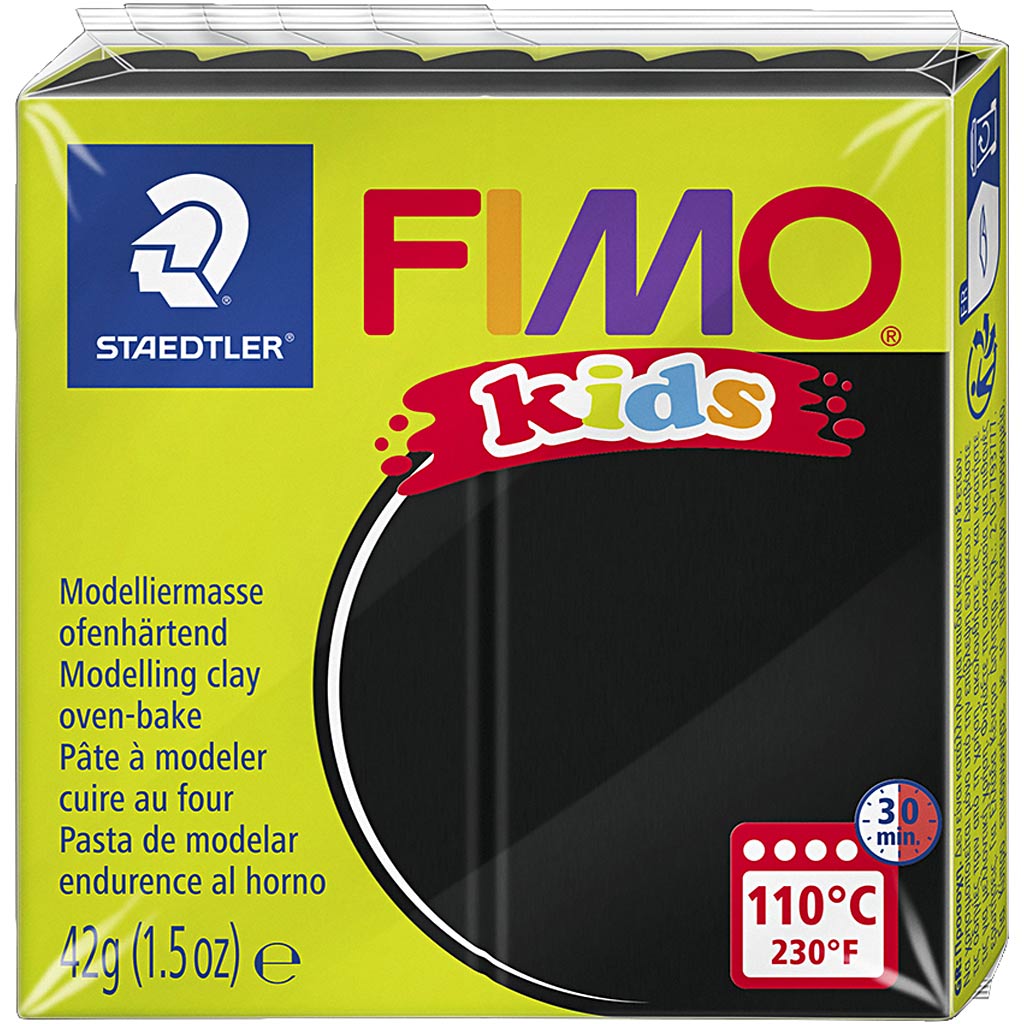 FIMO® Kids Clay, must, 42 g/ 1 pakk