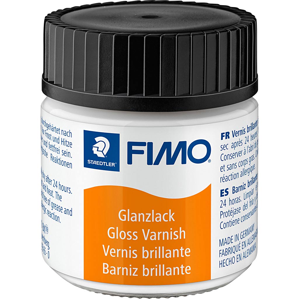 FIMO® lakk, läikiv läbipaistev, 35 ml/ 1 pudel