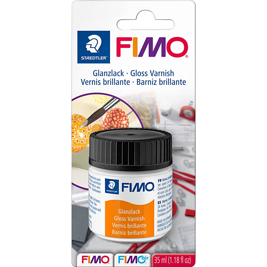 FIMO® lakk, läikiv läbipaistev, 35 ml/ 1 pudel - Image 2