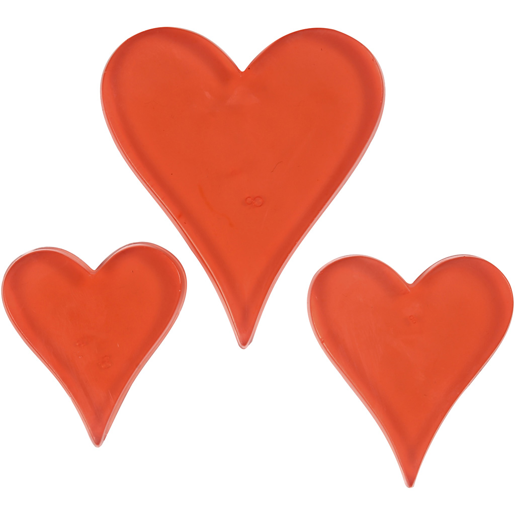 Valuvorm, süda, H: 6+8+10 cm, D. 9 mm, suurus 14,9x22 cm, 1 tk. - Image 3
