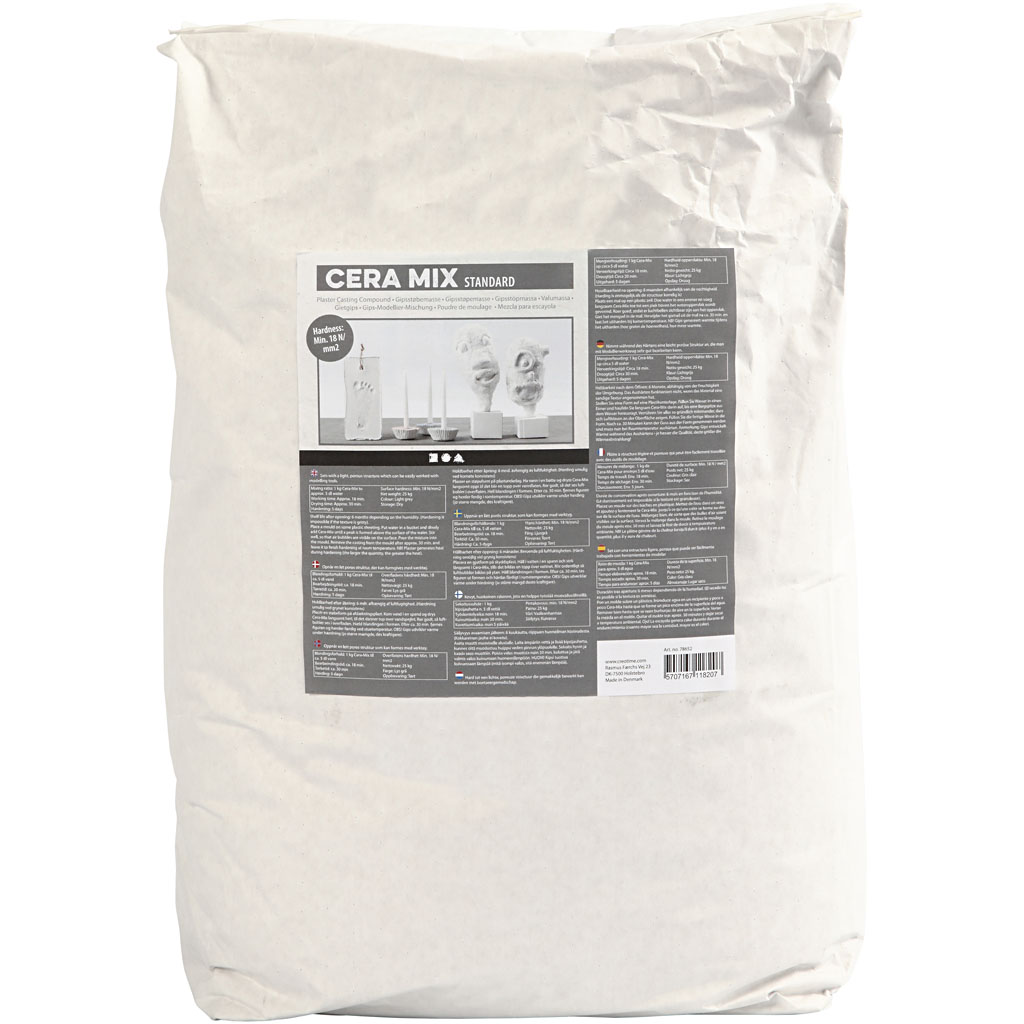 Cera-Mix Standard valukips, helehall, 25 kg/ 1 pakk