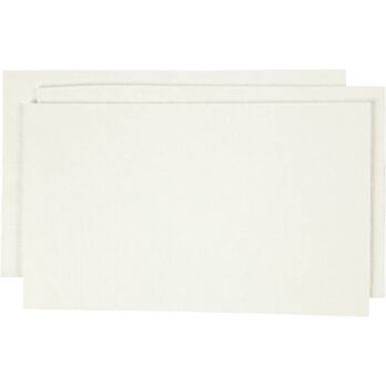 Paberimass, leht 20x12 cm, naturaalvalge, 100 g/ 1 pakk