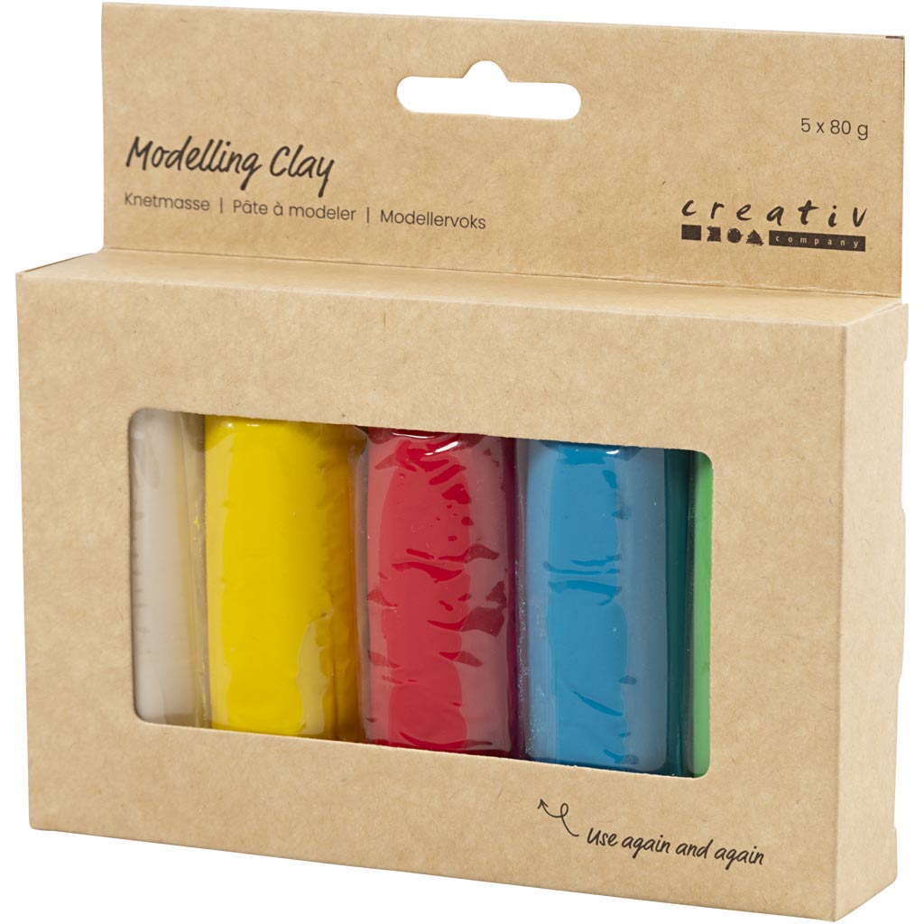 Modelleerimissavi, H: 9,5 cm, erinevad värvid, 5x80 g/ 1 ämber - Image 4