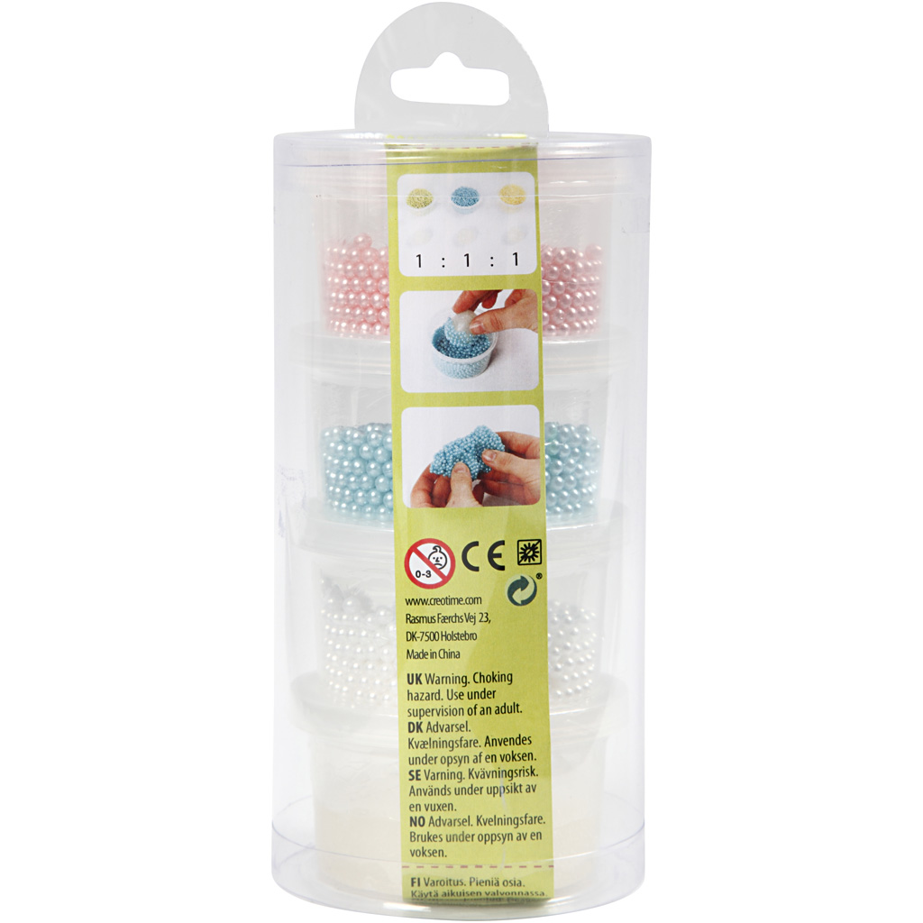 Pearl Clay®, erinevad värvid, 3x25+38 g, 1 komplekt - Image 3