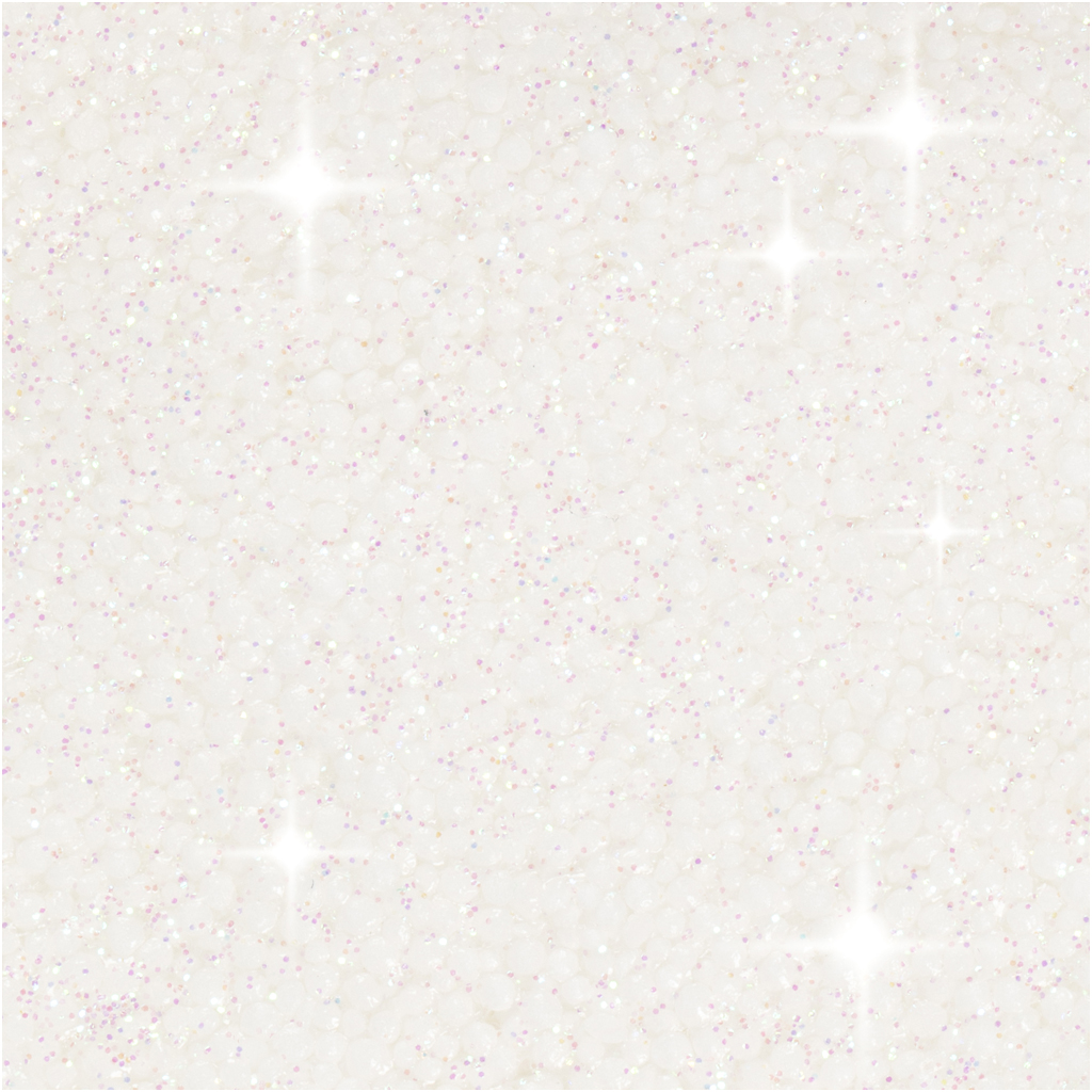 Foam Clay®, glitter, valge, 35 g/ 1 tuubi - Image 4